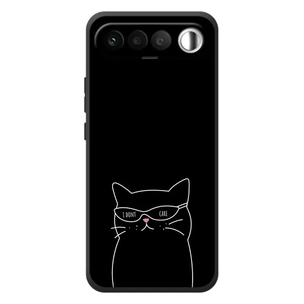 Чехол с принтом «Равнодушный кот» для RealMe 16 5G