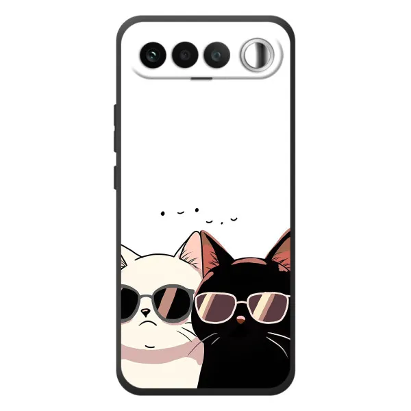 Чехол с принтом «Коты в очках» для RealMe 16 5G