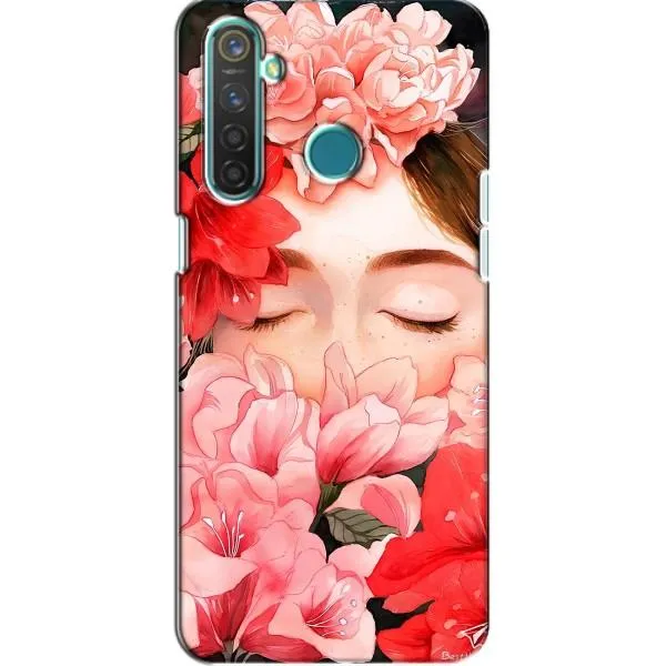 Чехол с принтом «Глаза в цветах» для Realme 5 Pro