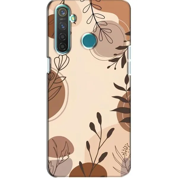 Чехол с принтом «Коричневые цветы» для Realme 5 Pro Чехол с принтом «Коричневые цветы» для Realme 5 Pro