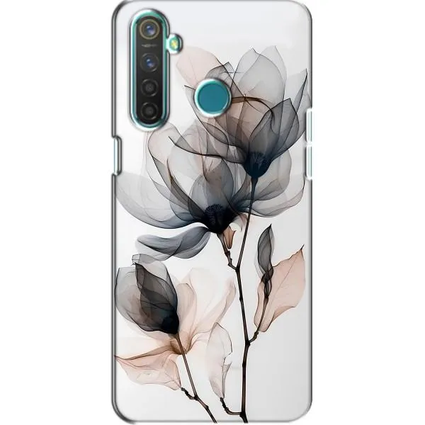 Чехол с принтом «Цветы на белом» для Realme 5 Pro Чехол с принтом «Цветы на белом» для Realme 5 Pro