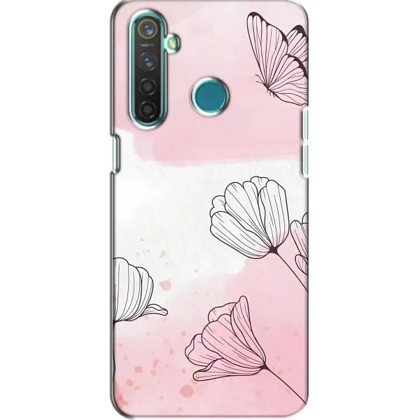Чехол с принтом «Розовые цветы» для Realme 5 Pro Чехол с принтом «Розовые цветы» для Realme 5 Pro