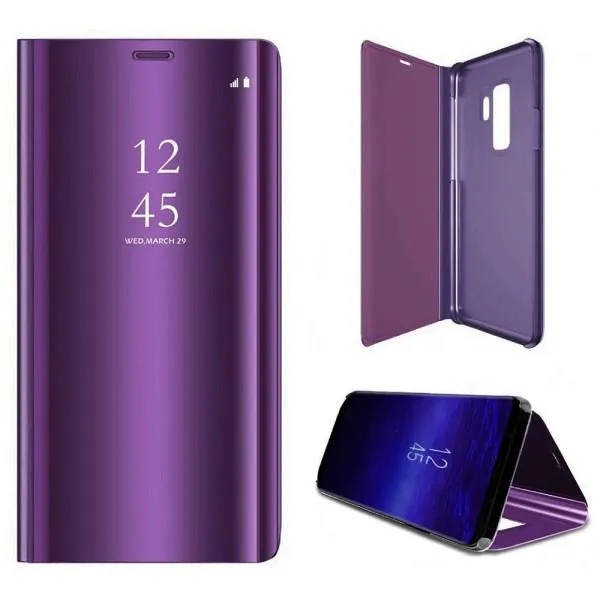 Чехол-книжка Clear View Standing Cover для Realme 5 — Фиолетовый