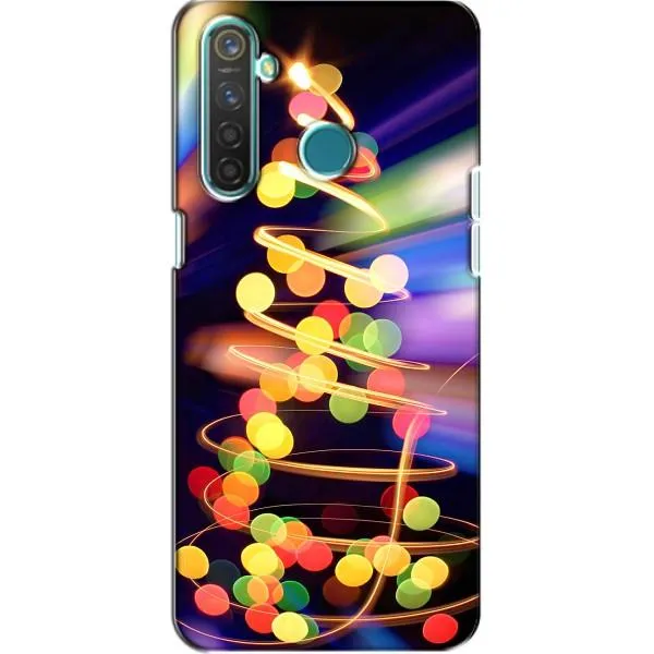 Чехол с принтом «Елка с гирлянд» для Realme 5