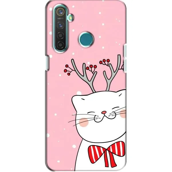 Чехол с принтом «Зимний кот» для Realme 5