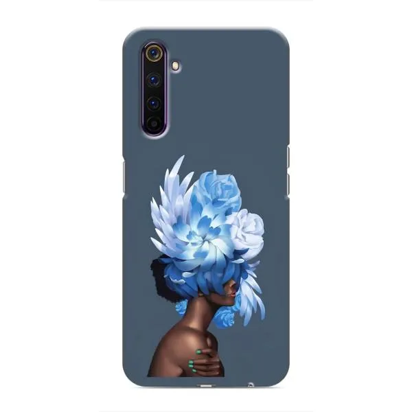 Чохол з принтом «Квіти на голові» для Realme 6 Pro