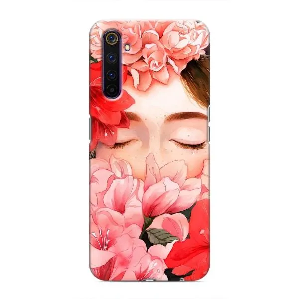 Чохол з принтом «Очі в квітах» для Realme 6 Pro