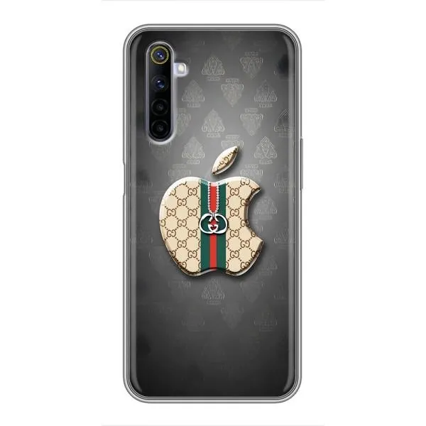 Чохол з принтом «Apple gucci» для Realme 6