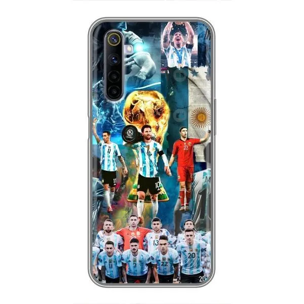 Чехол с принтом «Аргентина Месси» для Realme 6