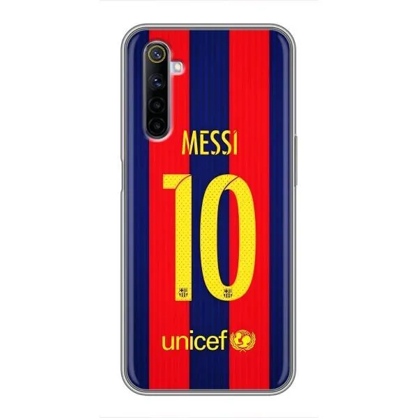 Чехол с принтом «Messi Barca 10» для Realme 6