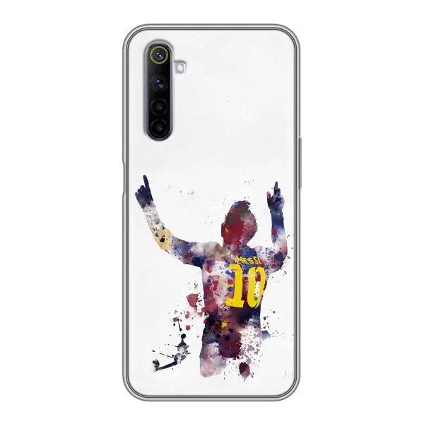 Чехол с принтом «Messi Barca» для Realme 6
