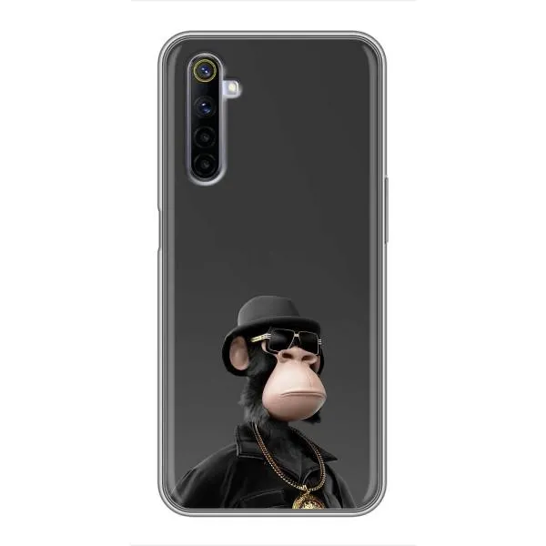 Чехол с принтом «Обезьяна NFT» для Realme 6 Чехол с принтом «Обезьяна NFT» для Realme 6