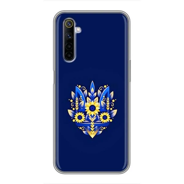 Чохол з принтом «Квітковий Герб» для Realme 6