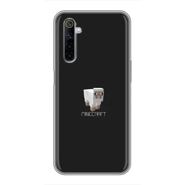 Чехол с принтом «Овечка Майнкрафт» для Realme 6