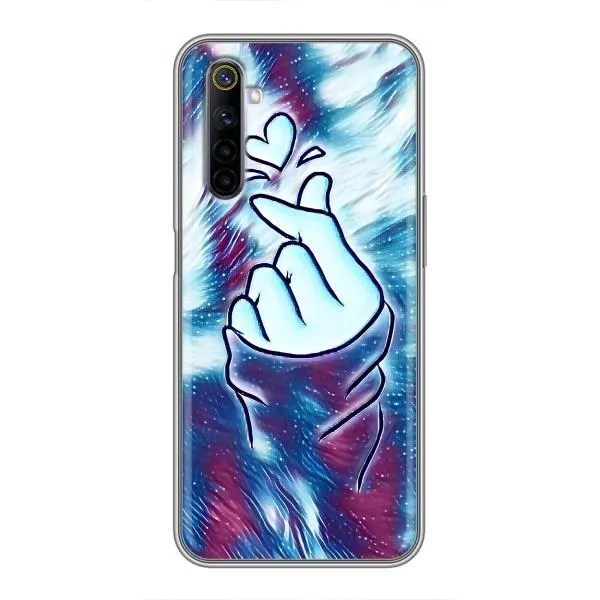 Чохол з принтом «Радужне серце» для Realme 6