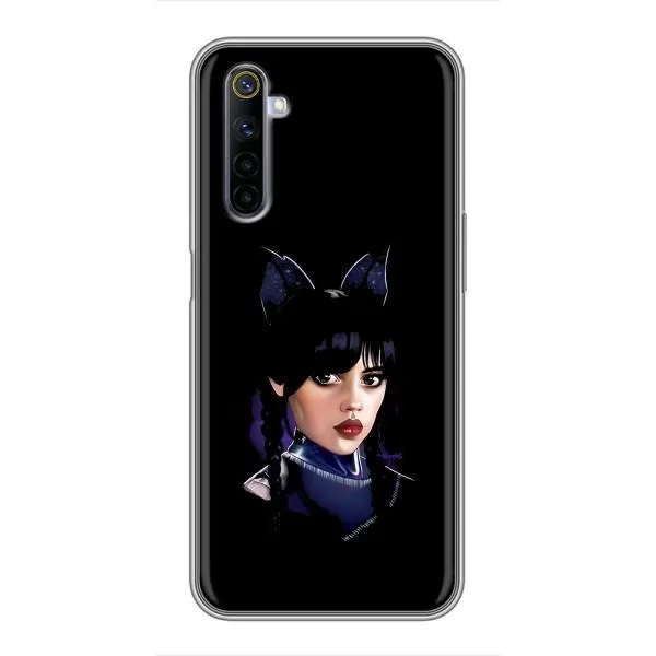 Чохол з принтом «серйозна Венздей» для Realme 6