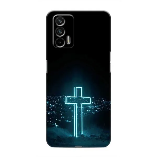 Чехол с принтом «Крест и город» для Realme 7 Pro