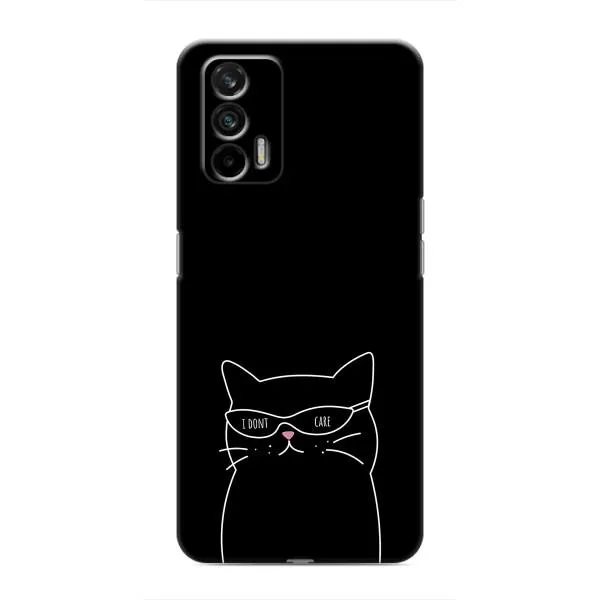 Чехол с принтом «Равнодушный кот» для Realme 7 Pro