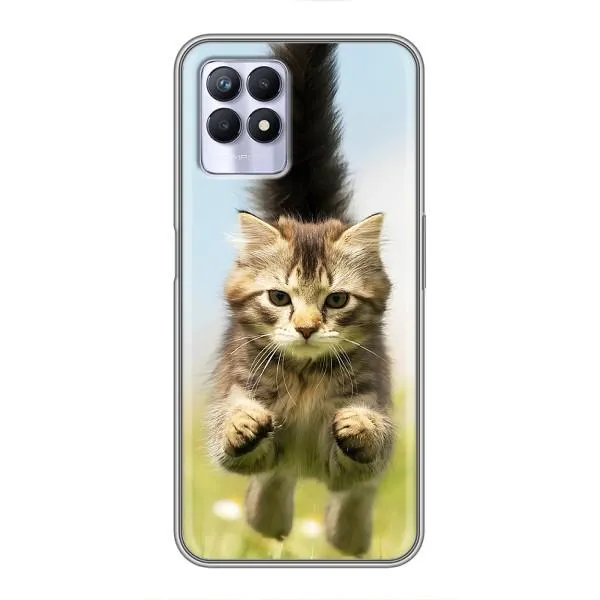 Чохол з принтом «Прижок кота» для Realme 8 Pro Чохол з принтом «Прижок кота» для Realme 8 Pro