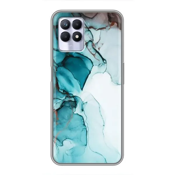Чохол з принтом «Бірюзовий мрамор» для Realme 8 Pro Чохол з принтом «Бірюзовий мрамор» для Realme 8 Pro