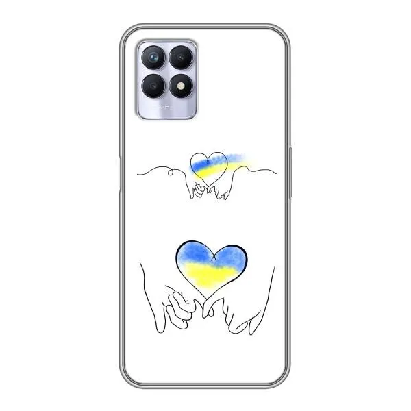 Чехол с принтом «Мир Украине» для Realme 8 Pro Чехол с принтом «Мир Украине» для Realme 8 Pro