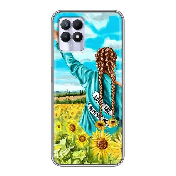 Чехол с принтом «Украиночка» для Realme 8 Pro Чехол с принтом «Украиночка» для Realme 8 Pro