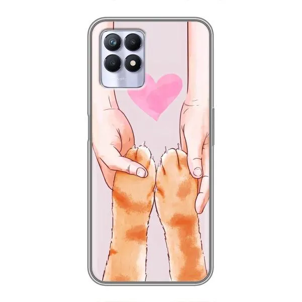 Чехол с принтом «Любовь к котикам» для Realme 8 Pro