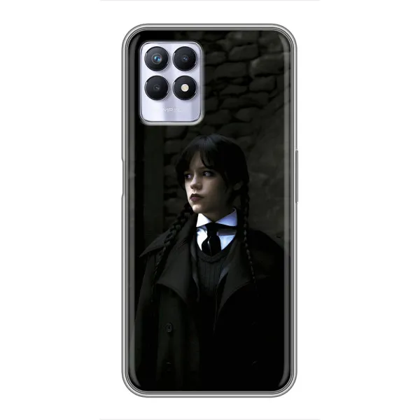 Чехол с принтом «Темный стиль Уэнздей» для Realme 8 Pro