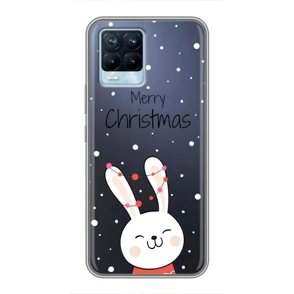 Чехол с принтом «Рождественский заяц» для Realme 8 Чехол с принтом «Рождественский заяц» для Realme 8