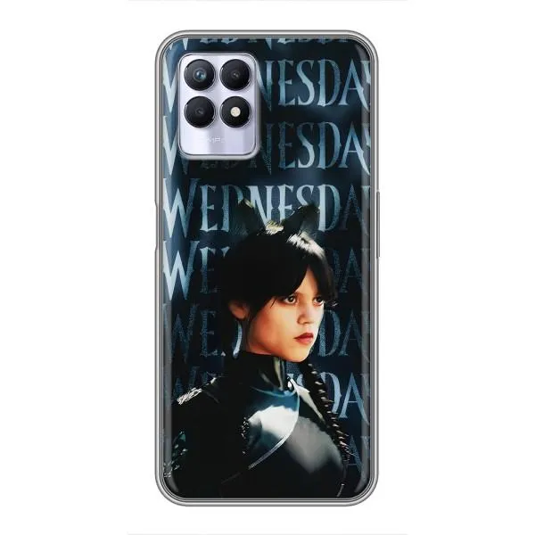 Чехол с принтом «Уэнздей кошка» для Realme 8i