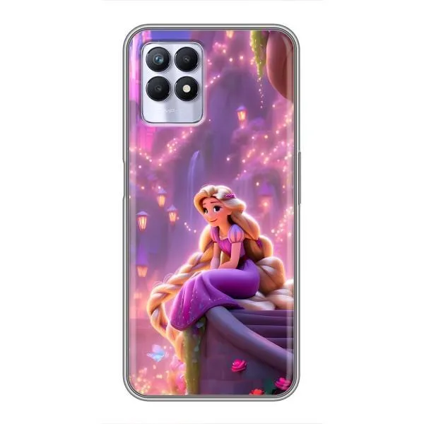 Чехол с принтом «Рапунцель в замке» для Realme 8i