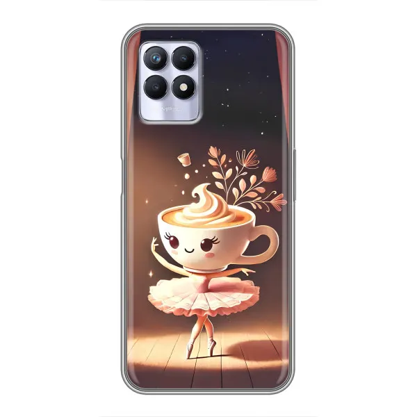 Чехол с принтом «Балерина капучина» для Realme 8i