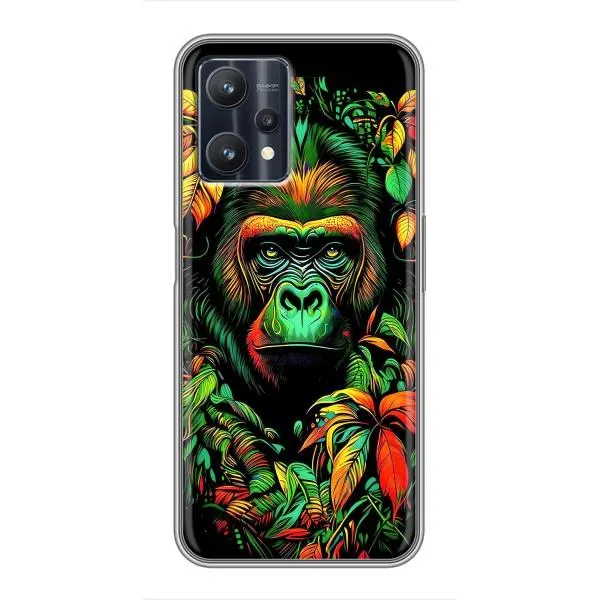 Чехол с принтом «Обезьяна в тропиках» для Realme 9 Pro Plus