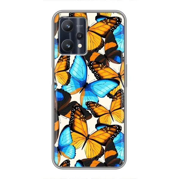 Чехол с принтом «Яркие бабочки» для Realme 9 Pro Plus