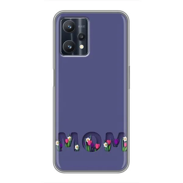 Чехол с принтом «Мама в цветах» для Realme 9 Pro Plus