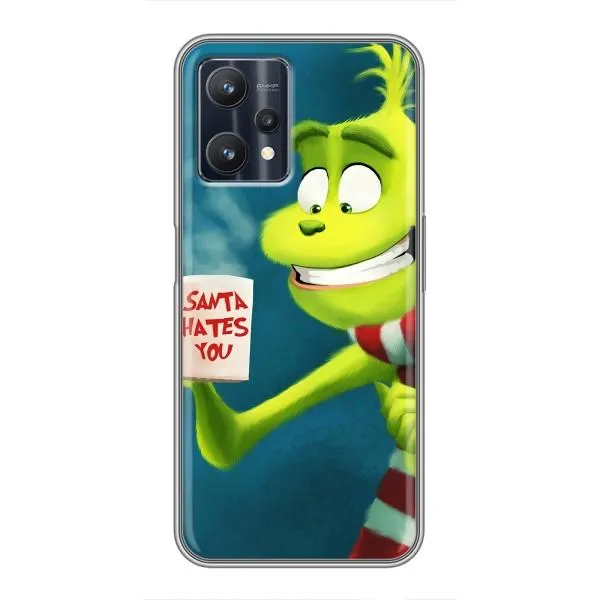 Чехол с принтом «Зеленый Гринч» для Realme 9 Pro Plus Чехол с принтом «Зеленый Гринч» для Realme 9 Pro Plus