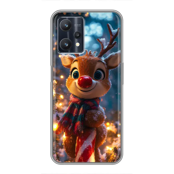 Чохол з принтом «Олень з шарфом» для Realme 9 Pro Plus