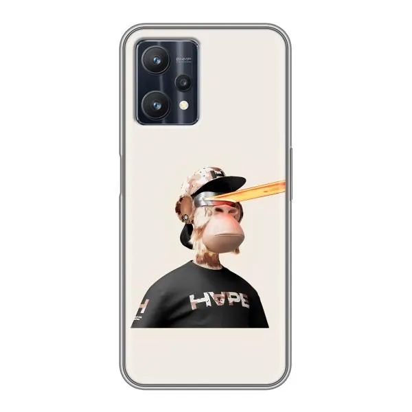 Чехол с принтом «обезьяна NFT в очках» для Realme 9 Pro