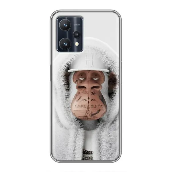 Чехол с принтом «обезьяна NFT в тату» для Realme 9 Pro