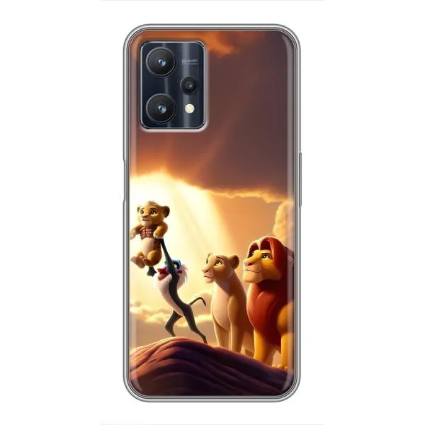 Чехол с принтом «Симба на презентации» для Realme 9 Pro