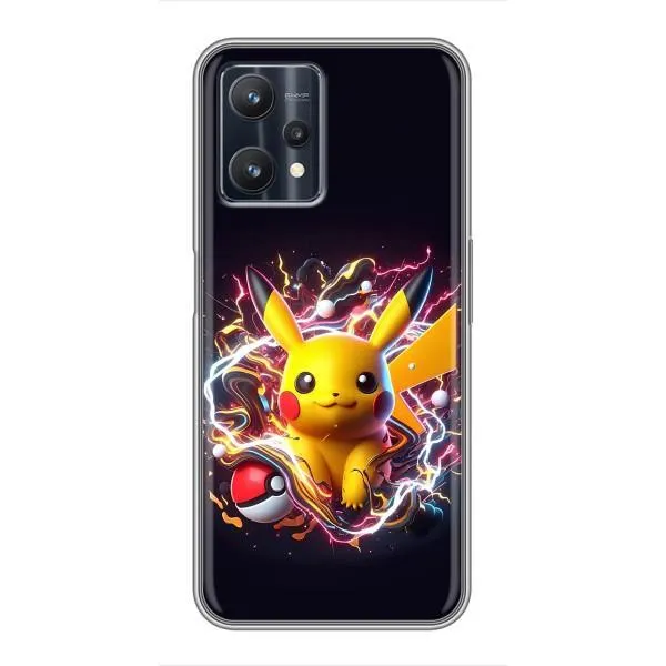 Чохол з принтом «Пікачу з м'ячем» для Realme 9 Pro Чохол з принтом «Пікачу з м'ячем» для Realme 9 Pro