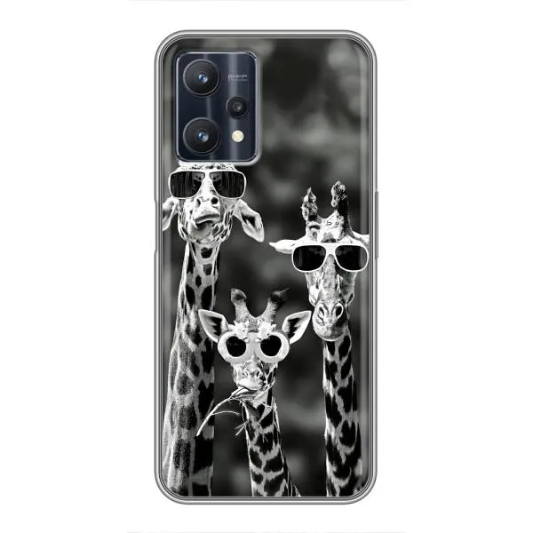 Чехол с принтом «Жирафы в очках» для Realme 9 Pro Чехол с принтом «Жирафы в очках» для Realme 9 Pro