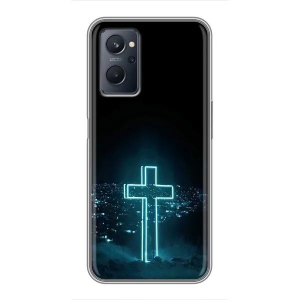 Чехол с принтом «Крест и город» для Realme 9i Чехол с принтом «Крест и город» для Realme 9i
