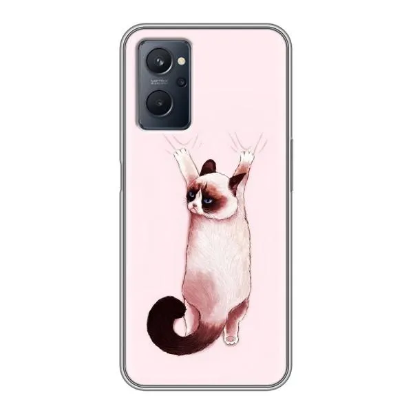 Чехол с принтом «Котик падает» для Realme 9i Чехол с принтом «Котик падает» для Realme 9i