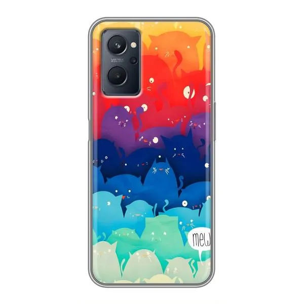 Чехол с принтом «Mew» для Realme 9i Чехол с принтом «Mew» для Realme 9i