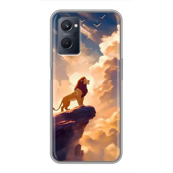 Чехол с принтом «Симба на скале» для Realme 9i
