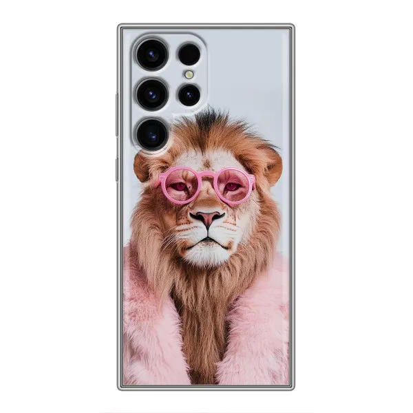 Чехол с принтом «Лев в очках» для Realme C100 5G Чехол с принтом «Лев в очках» для Realme C100 5G