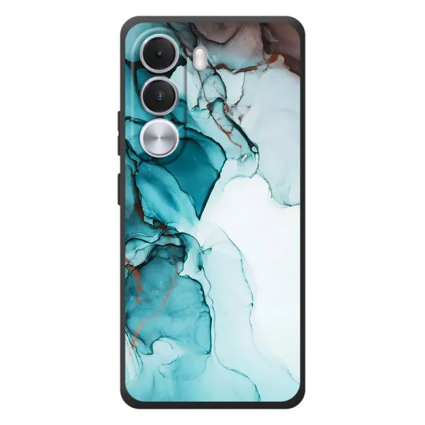 Чехол с принтом «Бирюзовый мрамор» для Realme C100i Чехол с принтом «Бирюзовый мрамор» для Realme C100i