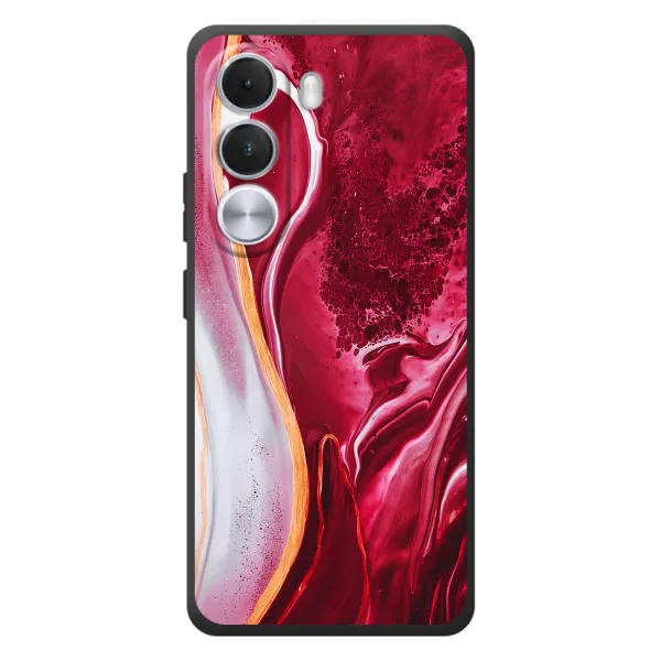 Чехол с принтом «Мрамор красный» для Realme C100i Чехол с принтом «Мрамор красный» для Realme C100i