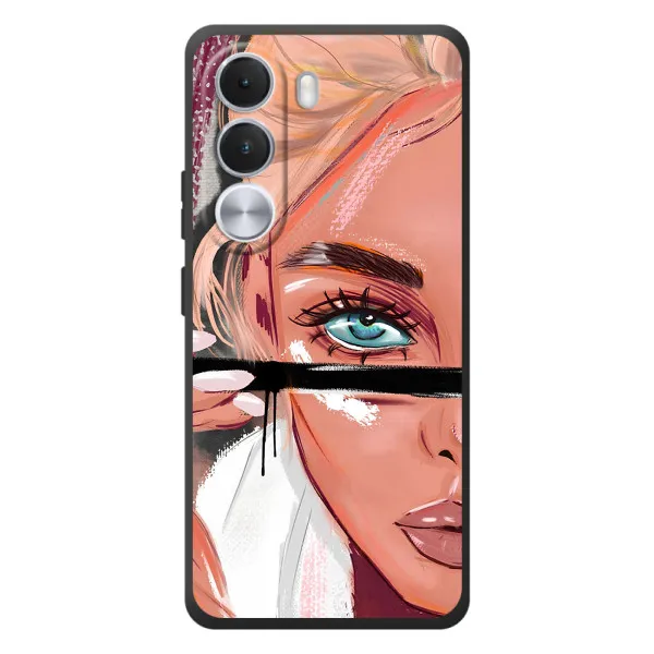 Чехол с принтом «Макияж» для Realme C100i